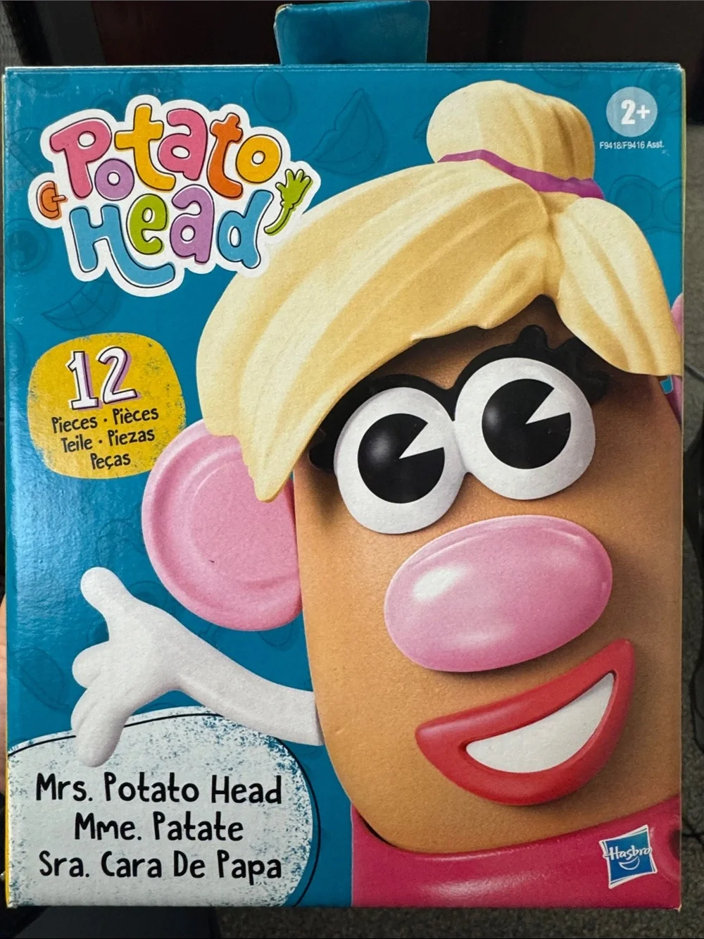 Hasbro Mrs. Potato Head Toy - Pink, Blonde & Black Accents